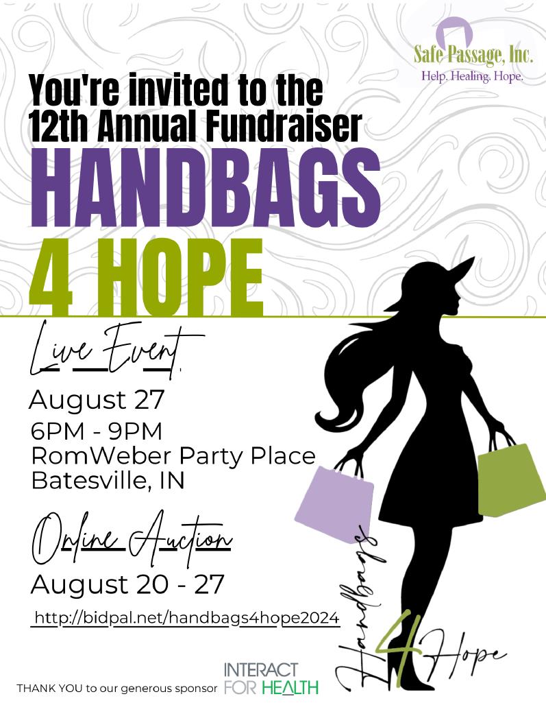 12th Annual Handbags for Hope benefitting Safe Passage