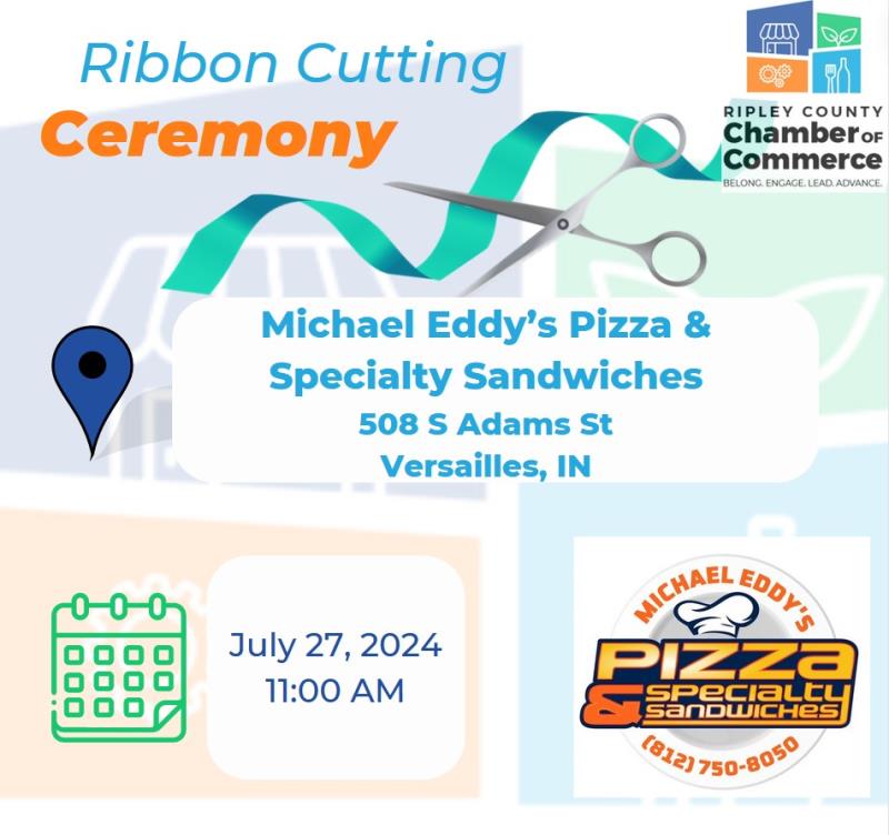 Ribbon Cutting - Michael Eddy's Pizza & Specialty Sandwiches